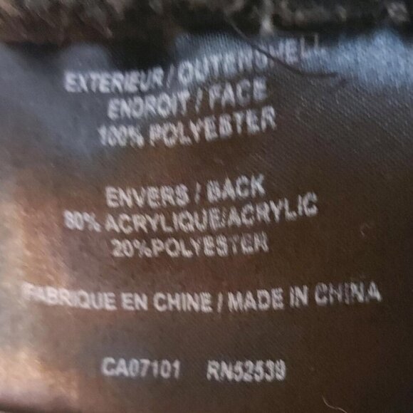 Streetwear Aviator Jacket Black Sherpa Lined Vintage Bomber - Picture 7 of 12